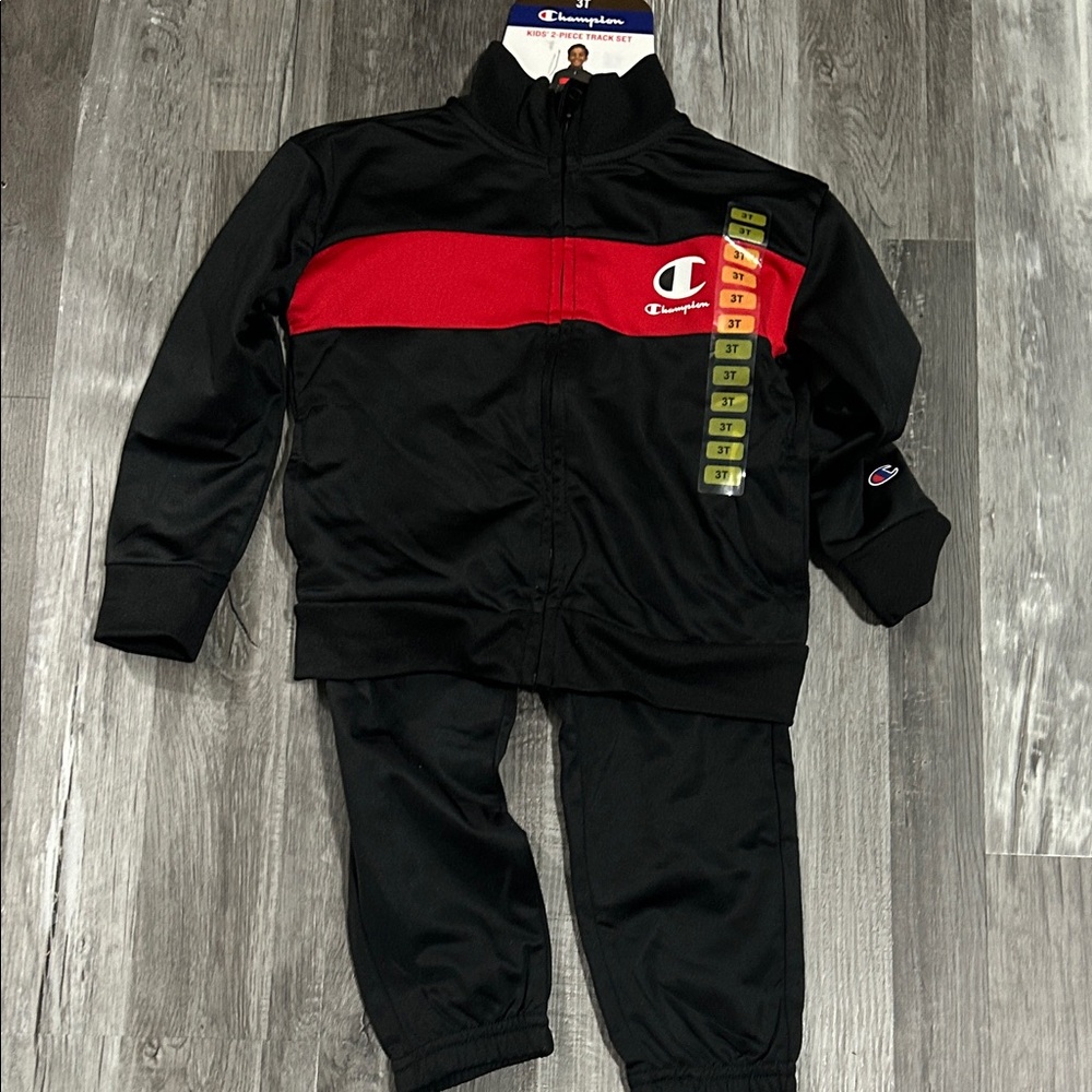 Champion Kids Costume in Black and Red